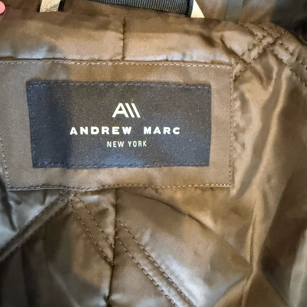 Andrew Marc Men's removable Hooded Brown Jacket XL NWT - Picture 2 of 4